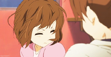 Анимация Yui Hirasawa / Юи Хирасава из аниме K-On!/Кэйон!