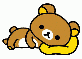 Анимация Медвежонок Rilakkuma / Рилаккума машет лапой, гифка Медвежонок Rilakkuma / Рилаккума машет лапой