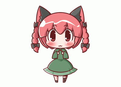 Анимация Kaenbyou Rin / Кенбю Рин из аниме Touhou Niji Sousaku Doujin Anime: Musou Kakyou / Мечты летних дней, гифка Kaenbyou Rin / Кенбю Рин из аниме Touhou Niji Sousaku Doujin Anime: Musou Kakyou / Мечты летних дней