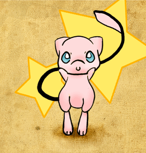 Анимация Мew / Мью из игры и аниме Покемон / Pokemon, гифка Мew / Мью из игры и аниме Покемон / Pokemon