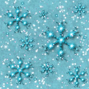 Анимация Голубые мерцающие снежинки, гифка Голубые мерцающие снежинки