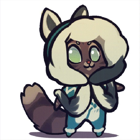 Анимация Papushes / Папушес из игры Monster Hunter, by chocolate-rebel