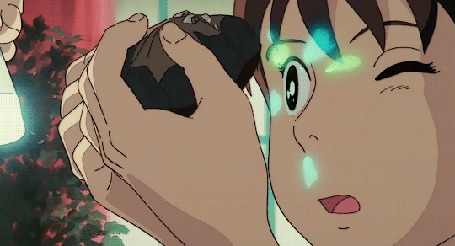 Анимация Shizuku Tsukishima / Сидзуку Цукисима из аниме Mimi wo sumaseba / Шепот сердца