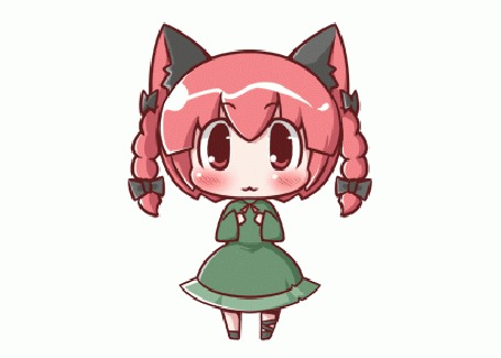 Анимация Kaenbyou Rin / Кенбю Рин из аниме Touhou Niji Sousaku Doujin Anime: Musou Kakyou / Мечты летних дней