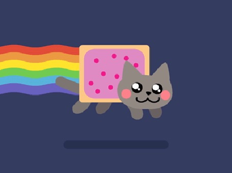 Анимация Nyan Cat / Нянкот- визуально-музыкальный мем Ютуба