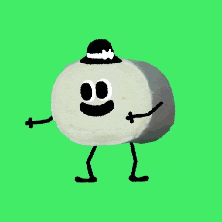 Анимация Французский сыр весело приплясывает