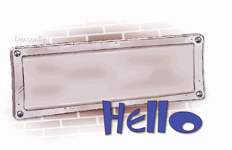 Анимация Мышонок поднимает крышку, hello / привет, гифка Мышонок поднимает крышку, hello / привет