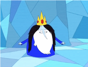 Анимация Снежный король из мультсериала Adventure Time / Время Приключений, гифка Снежный король из мультсериала Adventure Time / Время Приключений