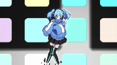 Анимация Enomoto Takane / Эномото Таканэ из аниме Kagerou Project / Призрачный проект