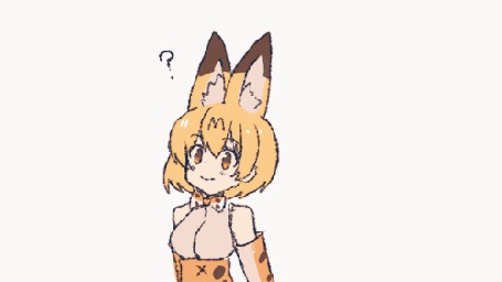 Анимация Serval / Сервал из аниме Kemono Friends / Друзья-зверушки