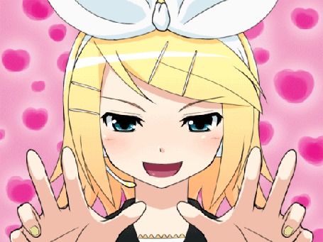 Анимация Vocaloid Kagamine Rin / Вокалоид Кагамине Рин