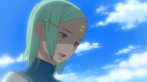 Анимация Ao Fukai / Ао Фукай обращается в Naru Arata / Нару Арата из аниме Eureka Seven AO / Эврика 7 АО, гифка Ao Fukai / Ао Фукай обращается в Naru Arata / Нару Арата из аниме Eureka Seven AO / Эврика 7 АО