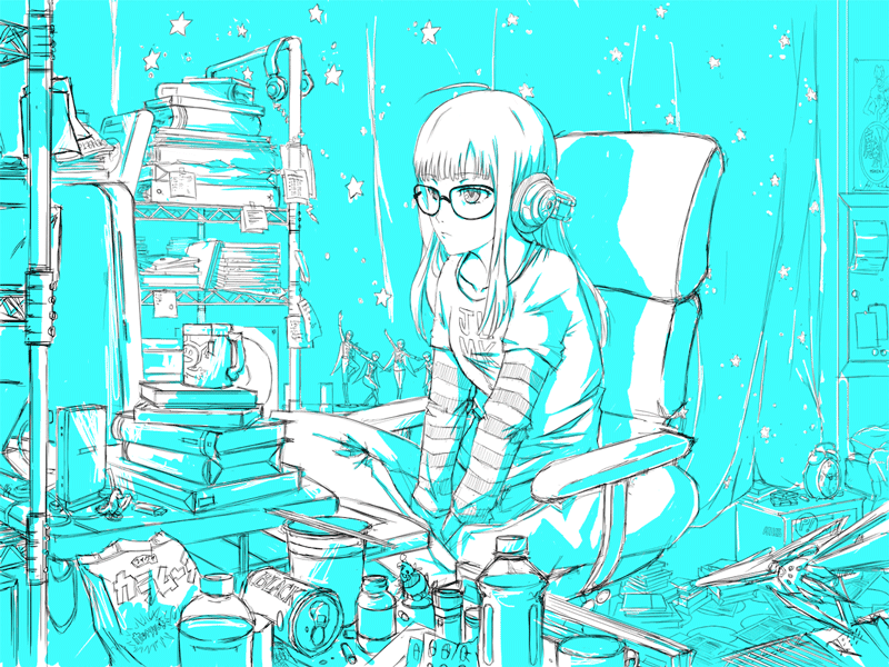 Анимация Futaba Sakura / Футаба Сакура из аниме и игры Persona 5 / Персона 5, гифка Futaba Sakura / Футаба Сакура из аниме и игры Persona 5 / Персона 5