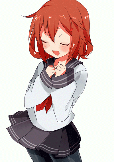 Анимация Ikazuchi / Иказучи из аниме Kantai Collection: KanColle / Флотская коллекция, гифка Ikazuchi / Иказучи из аниме Kantai Collection: KanColle / Флотская коллекция