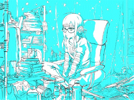 Анимация Futaba Sakura / Футаба Сакура из аниме и игры Persona 5 / Персона 5