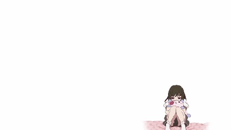 Анимация Nadeko Sengoku / Надэко Сэнгоку из аниме Bakemonogatari / Истории монстров