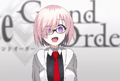 Анимация Mash Kyrielight / Мэш Кириелайт из аниме Fate / Grand Order: First Order / Судьба / Великий приказ