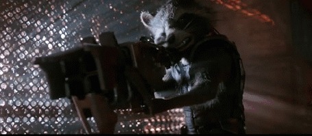 Анимация Rocket Raccoon / Реактивный Енот из мультсериала Guardians of the Galaxy / Стражи Галактики