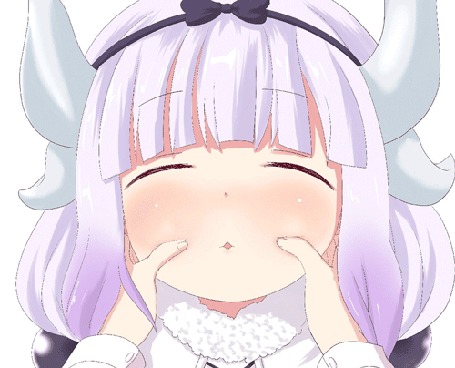 Анимация Kanna Kamui / Канна Камуи из аниме Kobayashi-san Chi no Maid Dragon / Дракон-горничная Кобаяши