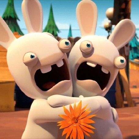 Анимации похожие на "Кролик чистит зубы, мультсериал Бешеные кролики: Вторжение...