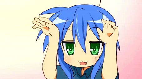 Анимация Izumi Konata / Идзуми Коната из аниме Lucky Star / Счастливая звезда