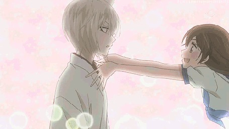 Анимация Томоэ / Tomoe и Нанами Момодзоно / Nanami Momodzono из аниме Очень приятно, Бог / Kamisama Hajimemashita