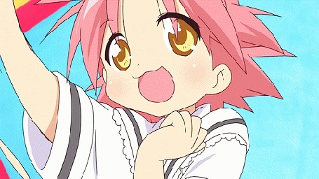Анимация Akira Kogami / Акира Когами из аниме Lucky Star / Счастливая звезда