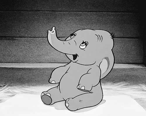 Анимация Слоненок Дамбо чихает (мультфильм Дамбо / Dumbo), гифка Слоненок Дамбо чихает (мультфильм Дамбо / Dumbo)