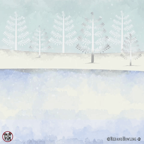 Анимация Пес с кошкой катаются на коньках, by Red & Howling, гифка Пес с кошкой катаются на коньках, by Red & Howling