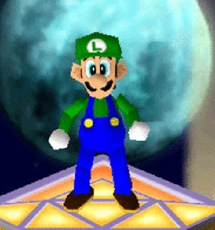 Анимация Танцующий Марио из игры Super Mario Bros.