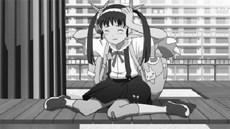 Анимация Mayoi Hachikuji / Маей Хатикудзи из аниме Bakemonogatari / Истории монстров
