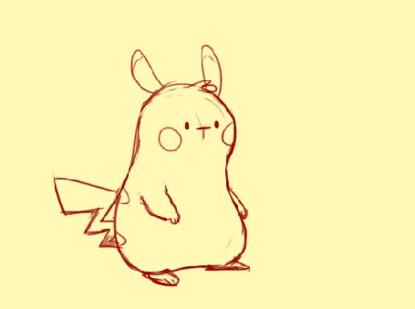 Анимация Pikachu / Пикачу из аниме Pokemon / Покемон, by kappadori