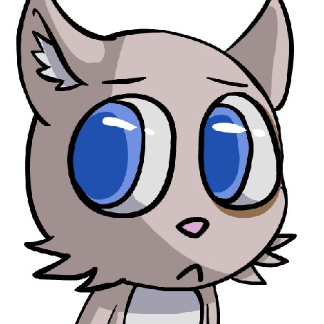 Анимация Голубоглазый кот, by TheFlippmeister