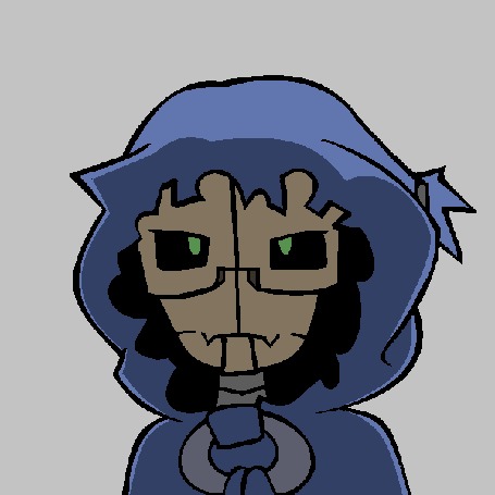 Анимация Скелет в синем балахоне, by TheFlippmeister