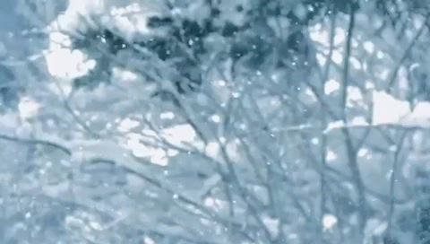 Анимация Медленно падающий снег, гифка Медленно падающий снег