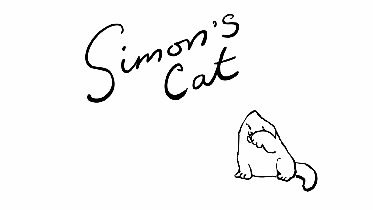 Анимация Иллюстрация из серии Saimons cat / Кот Саймона, гифка Иллюстрация из серии Saimons cat / Кот Саймона