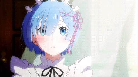 Анимация Rem / Рэм из аниме Re: Жизнь в альтернативном мире с нуля / Re: Zero kara Hajimeru Isekai Seikatsu
