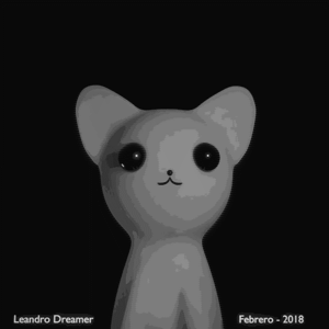 Анимация Мяукающий кот, by LeandroDreamer, гифка Мяукающий кот, by LeandroDreamer