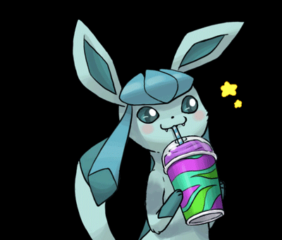 Анимация Glaceon / Гласеон из аниме Pokemon / Покемон, by darobs, гифка Glaceon / Гласеон из аниме Pokemon / Покемон, by darobs
