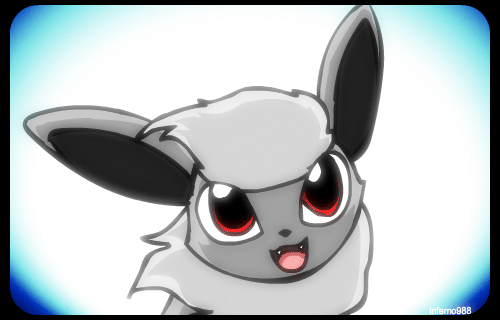 Анимация Eevee / Иви из аниме Pokemon / Покемон, by inferno988, гифка Eevee / Иви из аниме Pokemon / Покемон, by inferno988