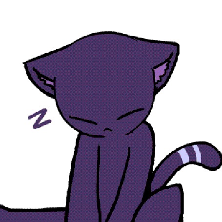 Фиолетовый кот из попи. Фиолетовый кот. Спящий фиолетовый кот. Фиолетовый кот сон. Фиолетовый кот гиф.