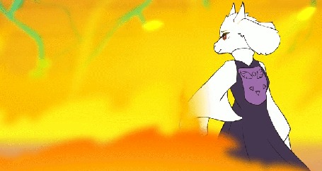 Анимация Toriel / Ториэль из игры Undertale, by kiruru2592
