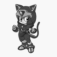 Анимация Polly Esther / Полли Эстер из аниме Samurai Pizza Cats / Коты-самураи, by Craig-Kun-Bp, гифка Polly Esther / Полли Эстер из аниме Samurai Pizza Cats / Коты-самураи, by Craig-Kun-Bp