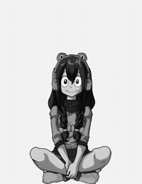 Анимация Tsuyu Asui / Цую Асуй из аниме Boku no Hero Academia / Моя геройская академия, by Craig-Kun-Bp, гифка Tsuyu Asui / Цую Асуй из аниме Boku no Hero Academia / Моя геройская академия, by Craig-Kun-Bp