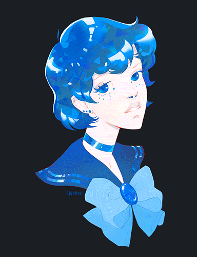 Анимация Ами Мизуно / Ami Mizuno / Sailor Mercury из аниме Красавица-воин Сейлор Мун / Bishoujo Senshi Sailor Moon, гифка Ами Мизуно / Ami Mizuno / Sailor Mercury из аниме Красавица-воин Сейлор Мун / Bishoujo Senshi Sailor Moon