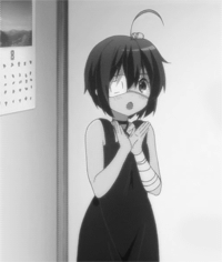 Анимация Rikka Takanashi / Рикка Таканаши из аниме Chuunibyou demo Koi ga Shitai! / Чудачества любви не помеха!, гифка Rikka Takanashi / Рикка Таканаши из аниме Chuunibyou demo Koi ga Shitai! / Чудачества любви не помеха!