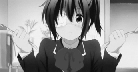 Анимация Rikka Takanashi / Рикка Таканаши из аниме Chuunibyou demo Koi ga Shitai! / Чудачества любви не помеха!