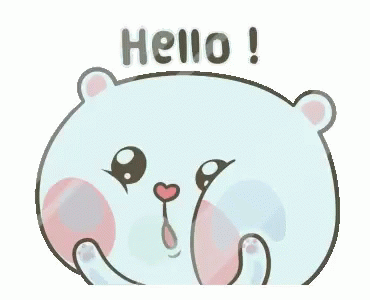 Анимация Белый медвежонок стучится в окно (Hello! / Привет!), гифка Белый медвежонок стучится в окно (Hello! / Привет!)