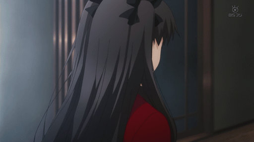 Анимация Rin Toosaka / Рин Тосака из аниме Fate / stay night / Судьба / Ночь схватки, гифка Rin Toosaka / Рин Тосака из аниме Fate / stay night / Судьба / Ночь схватки