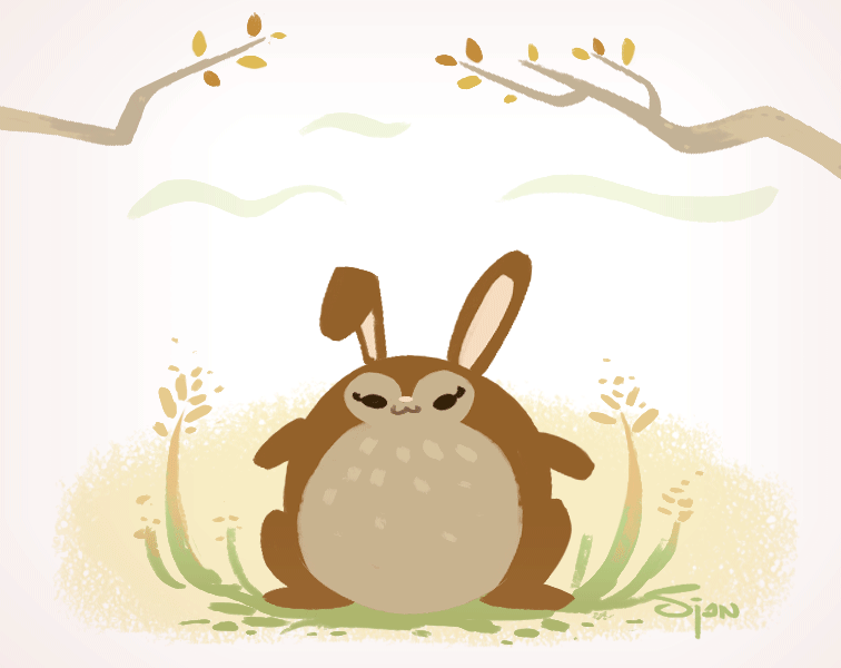Анимация Зайчик высидел пасхальное яйцо (Happy Easter! / Счастливой Пасхи!), by Sjan Weijers, гифка Зайчик высидел пасхальное яйцо (Happy Easter! / Счастливой Пасхи!), by Sjan Weijers